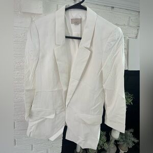 Loft white blazer